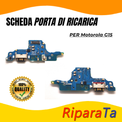 PCB Connettore + Microfono per Motorola Moto G15  OEM