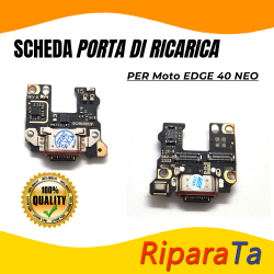PCB Connettore + Microfono per Motorola Edge 40 Neo OEM