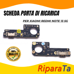PCB Connettore + Microfono per Xiaomi Redmi Note 13 5G  ORIGINALE