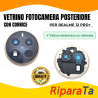 VETRINO VETRO LENTE CAMERA POSTERIORE CON CORNICE per REALME 12 PRO+ NERO ORI