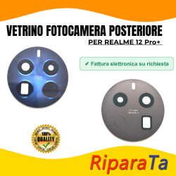 Vetrino Vetro Fotocamera Lente Camera Posteriore per Realme 12 Pro+ Blue ORI