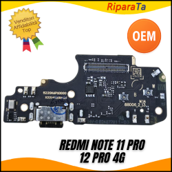 CONNETTORE RICARICA XIAOMI REDMI NOTE 11 PRO 2201116TG DOCK PCB OEM