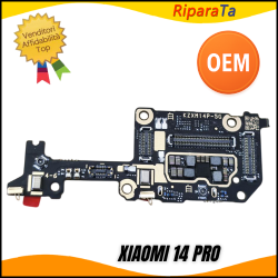SCHEDA LETTORE SIM MICROFONO ANTENNA PER XIAOMI 14 PRO 23116PN5BC FPC LCD OEM