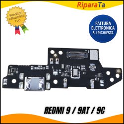 CONNETTORE RICARICA XIAOMI REDMI 9A M2006C3LG DOCK PCB MICROFONO