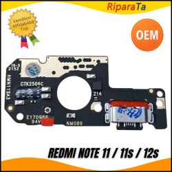CONNETTORE RICARICA XIAOMI REDMI NOTE 11 2201117TG DOCK PCB MICROFONO OEM