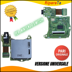 LETTORE SCHEDE GIOCHI SLOT CARD READER PER NINTENDO SWITCH V1 V2 UNIVERSALE