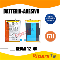 BATTERIA ORIGINALE BM5R XIAOMI REDMI 12 4G 23053RN02A 5000MaH CON ADESIVO