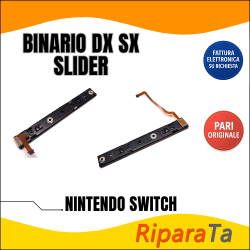 BINARIO DESTRO SINISTRO SLIDER per NINTENDO SWITCH CAVO FLEX PARI ORIGINALE