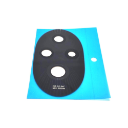 VETRINO VETRO LENTE FOTOCAMERA CAMERA POSTERIORE per HONOR 200 NERO