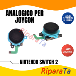 RICAMBIO ANALOGICO JOY-CON PER NINTENDO SWITCH 2 CONTROLLER BLUE SX DX 1 PZ.