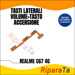 FLEX FLAT TASTI LATERALI VOLUME+TASTO ACCENSIONE REALME C67 4G RMX3890 ON OFF