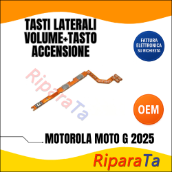 FLEX FLAT TASTI LATERALI VOLUME+TASTO ACCENSIONE MOTOROLA MOTO G 2025 ON OFF OEM