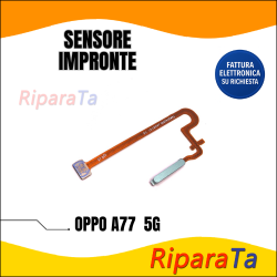 FLEX FLAT FINGERPRINT SENSORE IMPRONTA OPPO A77 5G CPH2339 BLUE PARI ORIGINALE