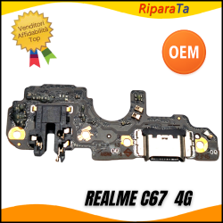 CONNETTORE RICARICA REALME C67 4G RMX3890 USB DOCK MICROFONO+JACK AUDIO OEM