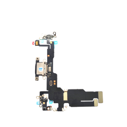 CONNETTORE RICARICA APPLE IPHONE 15 FLEX MICROFONO DOCK CARICA NERO OEM