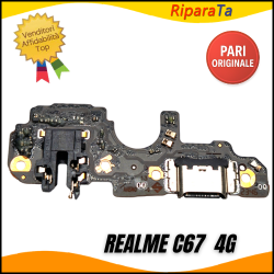 CONNETTORE RICARICA REALME C67 4G DOCK RMX3890 MICROFONO JACK PARI ORIGINALE