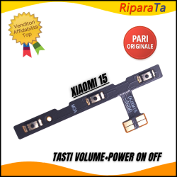 FLAT FLEX TASTI LATERALI VOLUME + TASTO ACCENSIONE XIAOMI 15 24129PN74G ON OFF