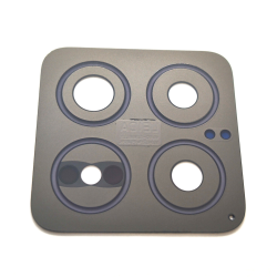 VETRINO VETRO LENTE FOTOCAMERA CAMERA POSTERIORE per XIAOMI 14  NERO  ORI