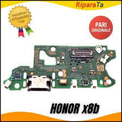 CONNETTORE RICARICA HONOR X8b LLY-LX1 DOCK MICROFONO SCHEDA PARI ORIGINALE