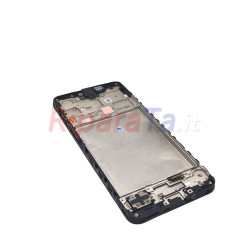 DISPLAY LCD TOUCH+FRAME SAMSUNG GALAXY A16 5G SM-A166 SERVICE PACK ORIGINALE NERO