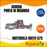 PCB CONNETTORE RICARICA MOTOROLA MOTO G75 XT2437-2 XT2437-3 DOCK MICROFONO OEM