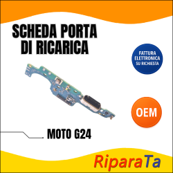 PCB CONNETTORE RICARICA MOTOROLA MOTO G24 XT2423-1 USB DOCK MICROFONO OEM