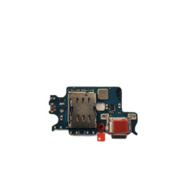 CONNETTORE RICARICA SAMSUNG GALAXY S22 SM-901 ORIGINALE PCB MICROFONO LETTORE SIM