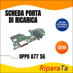 PCB RICARICA CONNETTORE OPPO A77 5G CPH2339 DOCK MICROFONO JACK AUDIO OEM