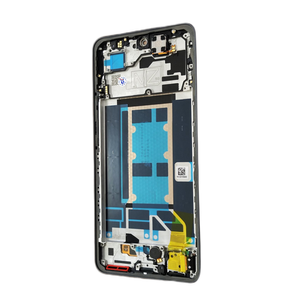 DISPLAY LCD OLED FRAME PER OPPO RENO 13F / 13FS 5G ORIGINALE CPH2699 TOUCH SCREEN GRAPHITE GRIGIO