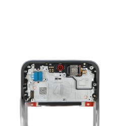 DISPLAY OLED PER OPPO A6 PRO 5G CPH2781 / A6 5G PLS120 TOUCH FRAME SERVICE PACK LUNAR TITANIUM