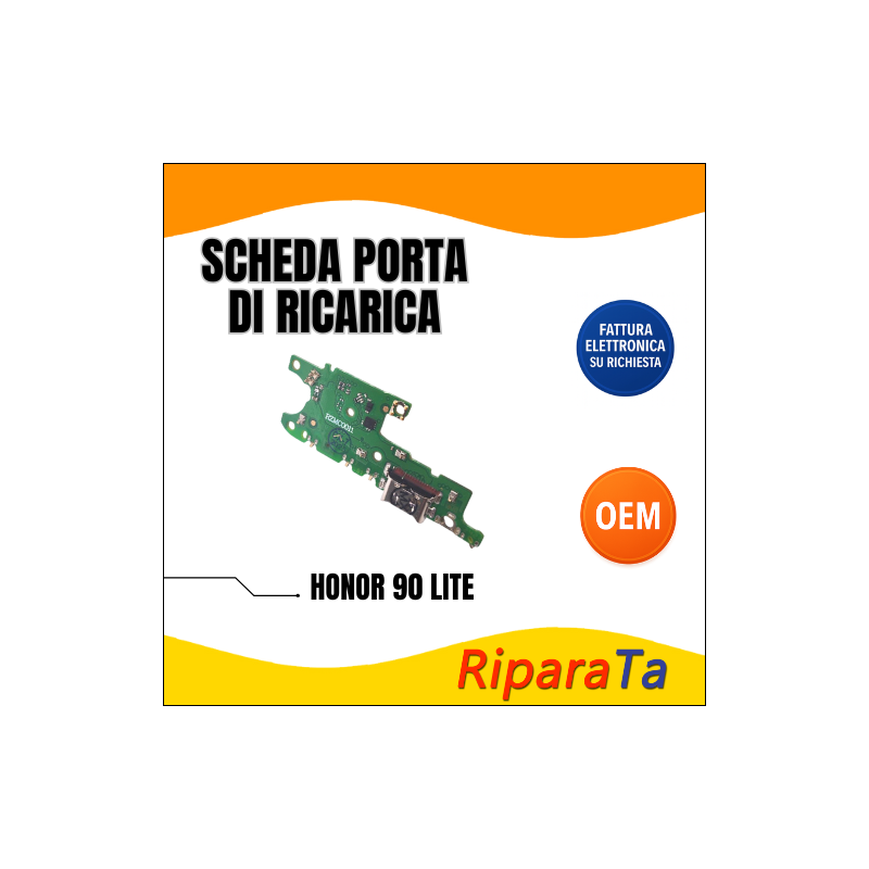 PCB CONNETTORE RICARICA HONOR 90 LITE CRT-NX1 DOCK USB MICROFONO OEM