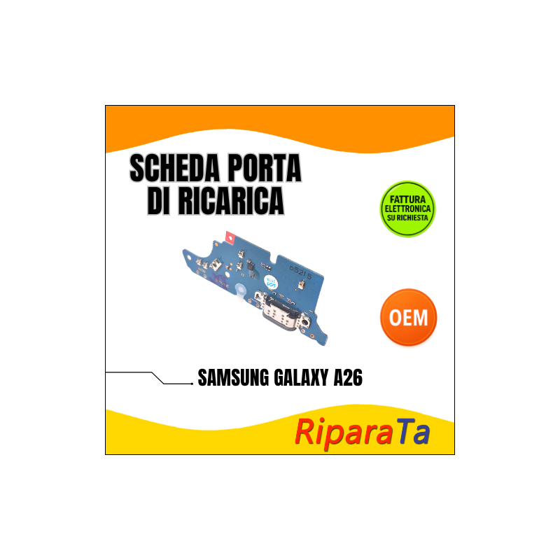 PCB RICARICA CONNETTORE SAMSUNG GALAXY A26 A266 DOCK MICROFONO OEM
