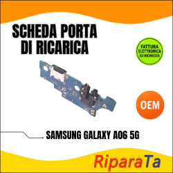 PCB RICARICA CONNETTORE SAMSUNG GALAXY A06 5G A066 DOCK MICROFONO JACK AUDIO OEM