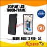 DISPLAY LCD TOUCH+FRAME SERVICE PACK XIAOMI REDMI NOTE 13 PRO PLUS 5G NERO