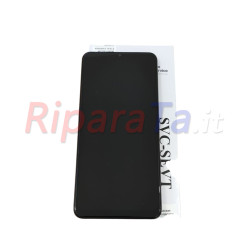 DISPLAY LCD+TOUCH+FRAME SAMSUNG GALAXY A13 5G SM-A136B SERVICE PACK ORIGINALE NERO