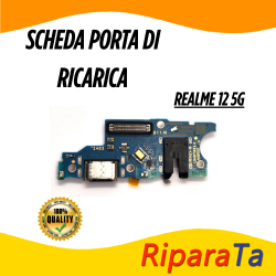 PCB Connettore + Microfono + Jack Audio - per REALME 12 5G - ORIGINALE