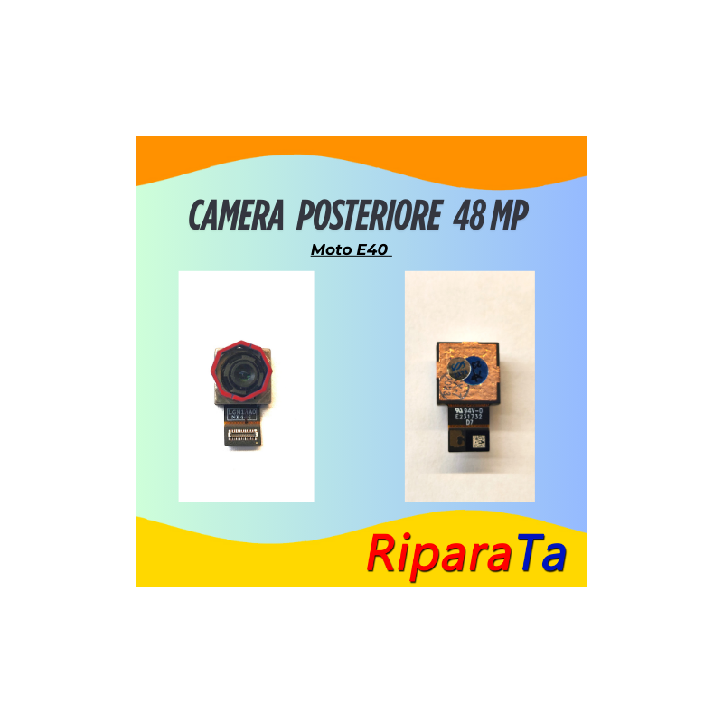 Fotocamera Posteriore 48MP per Motorola E40