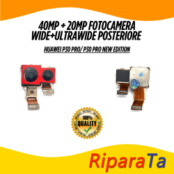 Fotocamera posteriore 40MP+20MP Wide+Ultrawide per Huawei P30 PRo/P30 New Edition ORI