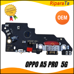 CONNETTORE RICARICA OPPO A5 PRO 5G CPH2695 DOCK PCB MICROFONO OEM