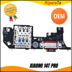 CONNETTORE RICARICA XIAOMI 14T PRO  2407FPN8EG  DOCK PCB MICROFONO LETTORE SIM OEM