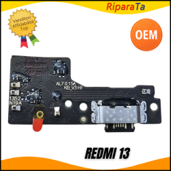 CONNETTORE RICARICA XIAOMI REDMI 13  2404ARN45A 24040RN64Y  DOCK PCB MICROFONO OEM