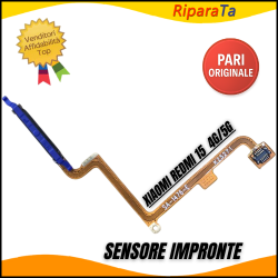 FLEX FLAT FINGERPRINT SENSORE IMPRONTA XIAOMI REDMI 15 4G/15 5G NERO PARI ORIGINALE
