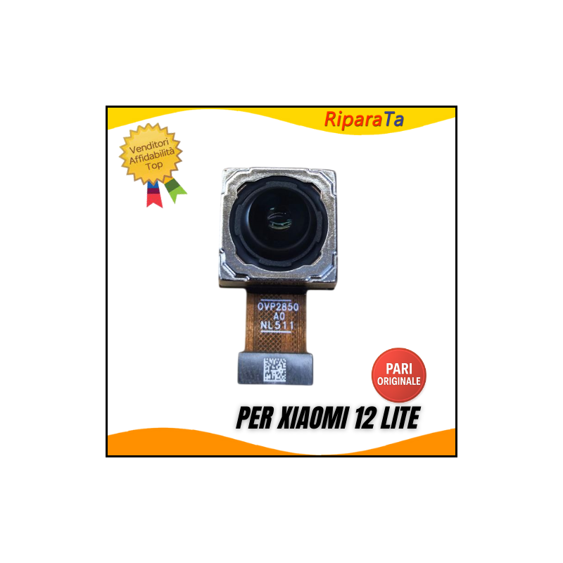 FOTOCAMERA POSTERIORE 108 MP XIAOMI 12 LITE FLAT FLEX PARI ORIGINALE