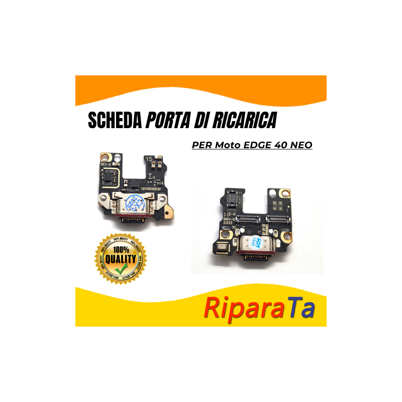 PCB Connettore + Microfono per Motorola Edge 40 Neo OEM