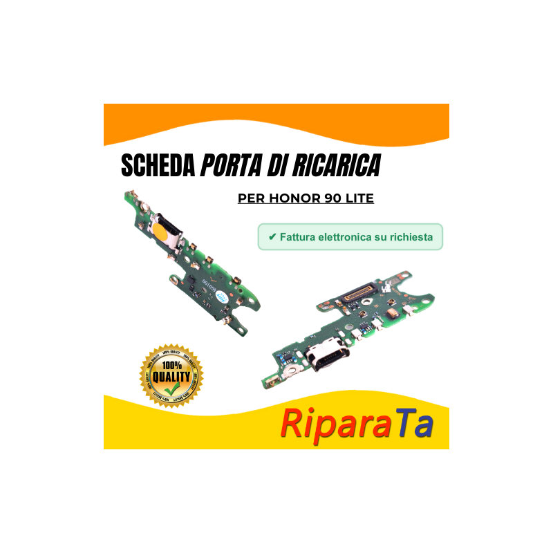 PCB Connettore + Microfono per Honor 90 Lite  ORIGINALE
