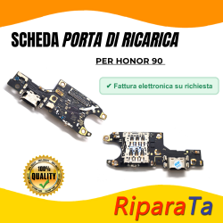 PCB Connettore + Microfono + Lettore SIM per Honor 90  ORIGINALE