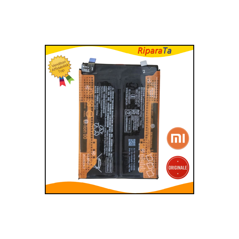 BATTERIA ORIGINALE BP47 PER XIAOMI REDMI NOTE 11 PRO PLUS 5G 21091116UG