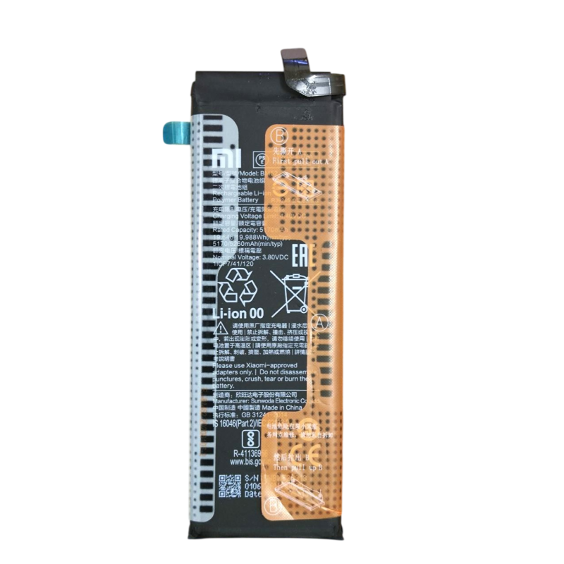BATTERIA ORIGINALE BM52 XIAOMI MI NOTE 10 M1910F4G / 10 LITE / 10 PRO 5260mAh