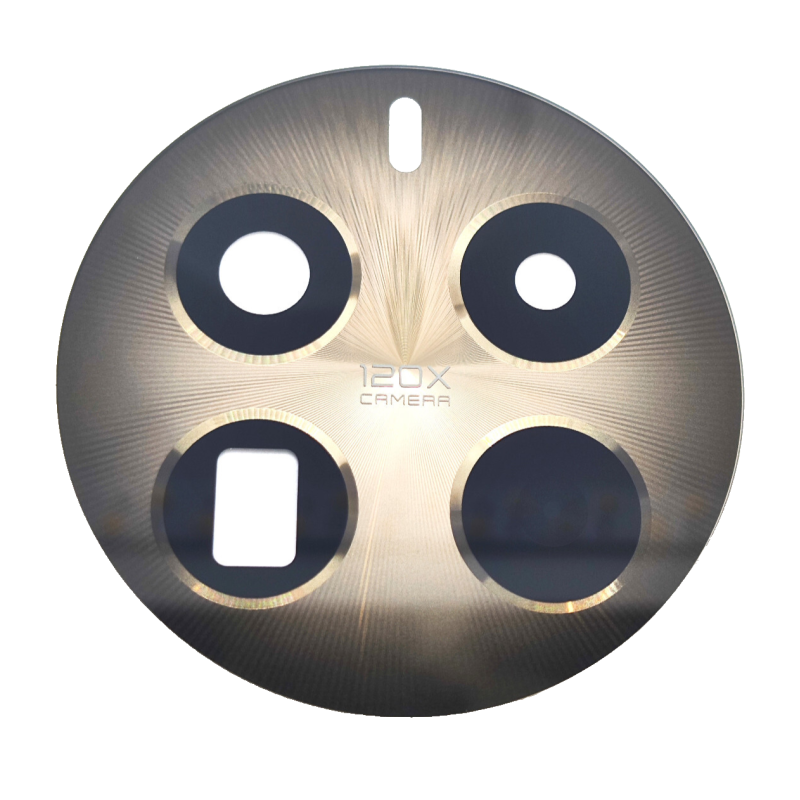 VETRINO VETRO LENTE FOTOCAMERA CAMERA POSTERIORE per REALME 12 PRO+ BEIGE ORI