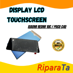 Display LCD Touchscreen Xiaomi Redmi 10C / Poco C40 - Pari ORIGINALE